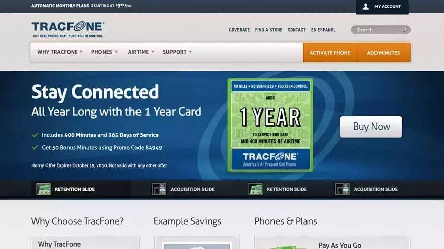 Tracfone website